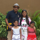 Meenal Mungekar with her husband and daughters.